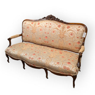 Carved Victorian Settee