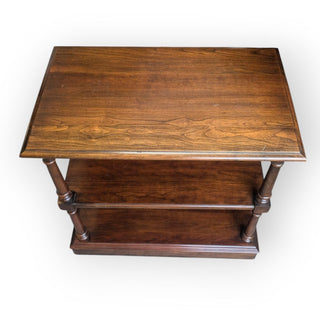 2 Tier Mahogany Side Table