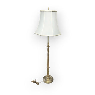 Brass Candlestick Floor lamp with Shade