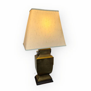 Brass Ginger Jar Table Lamp with Shade