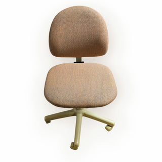 Adjustable Light Mauve Office Chair on Wheels