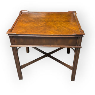 Mahogany 1 Drawer Side Table