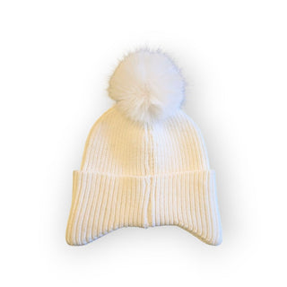 C.C Kids Beanie  Ear Cover Flap Pom Beanie
