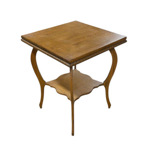 Vintage Solid Wood Parlor Table 23wx23dx29h