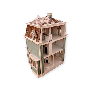 Greenleaf Willowcrest Dollhouse with Furniture 24wx19dx33h
