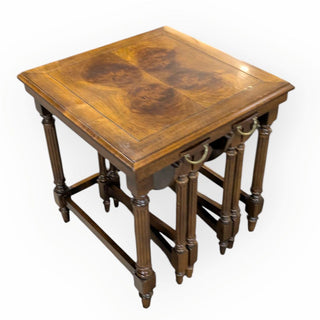 Vintage Solid Wood Nesting End Tables (set of 3), 20Wx22Hx20D
