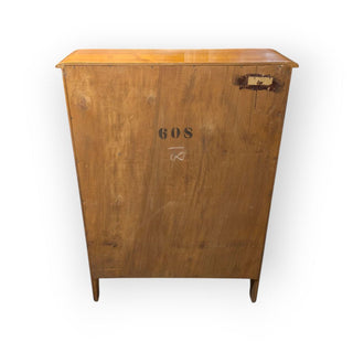 Mid Century Modern Blonde Maple Secretary Desk/ Dresser, 30Wx41Hx19D