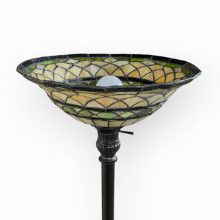 Stain Glass Tall Floor Lamp