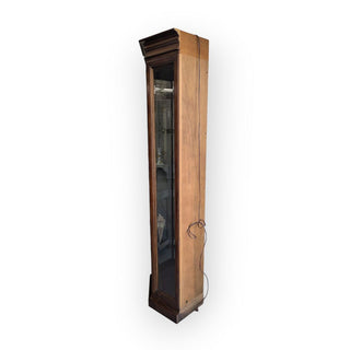 Vintage Wood and Glass Curio Cabinet 33Wx23Dx78H
