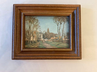 Small reproduction framed picture