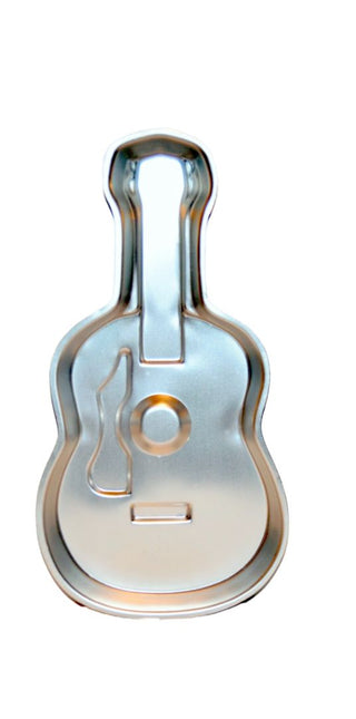 1977 Wilton Guitar Cake Pan Baking Mold #502-933, 18" cake
