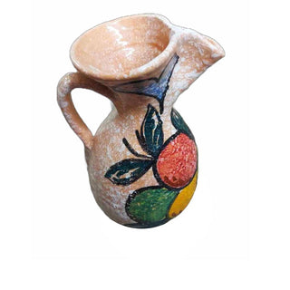 1960s Handcrafted Earthenware Sangria Pitcher Signed Quismondo by Toledo Pottery - Spain