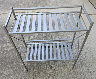 Aluminum shelving unit