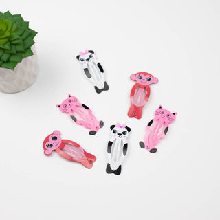 Animal Hair Clips - 6 pack