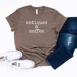 Antiques & Coffee Brown Short Sleeve T Shirt - XL