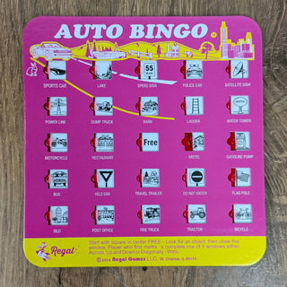 Auto Road Trip Bingo - Pink
