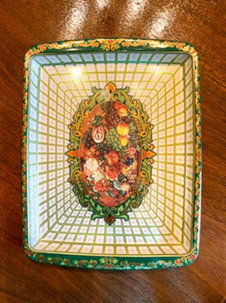 Retro Green Tin Tray (Daher)