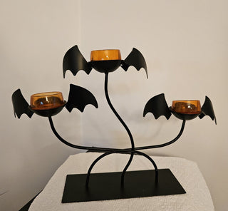 Spooky Bat Candelabra