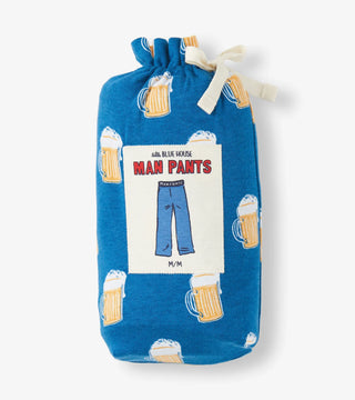 Beer Mugs Man Lounge Pants in Gift Bag - XL