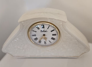 Beleek white mantel clock