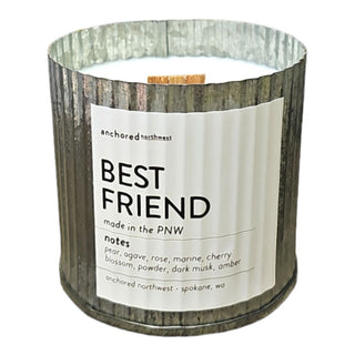 Best Friend Rustic Candle | 10oz Soy Candle made with Essential Oils