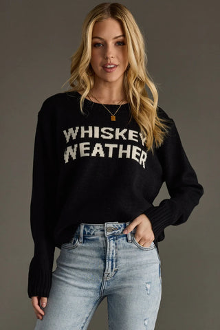 Whiskey Weather Sweater – Black | Medium