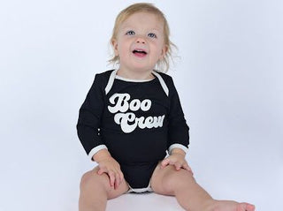 Boo Crew Long Sleeve Bamboo Onesie