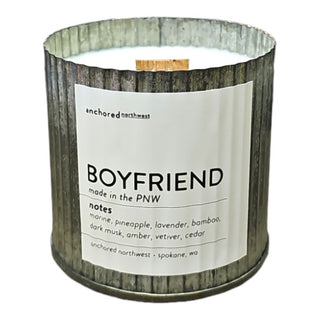 Boyfriend Rustic Candle | 10oz Soy Candle made with Essential Oils