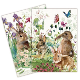 Bunny Meadow Kitchen Towel 20" x 28"| Michele Design Works