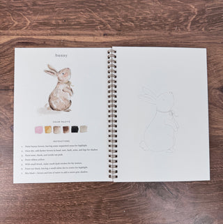 Emily Lex Spring Watercolor Workbook featuring guided floral painting lessons | JSQ Mercantile – a women’s boutique and gift shop in La Grange, IL.