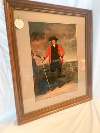 Our Forefathers Golfing Framed Print 23x27"
