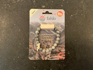 Fahlo Snow Leopard Tracking Bracelet - alpine