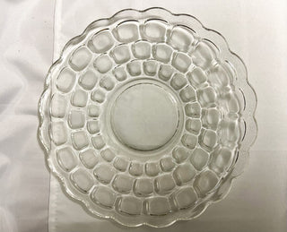 Dimpled Glass Platter