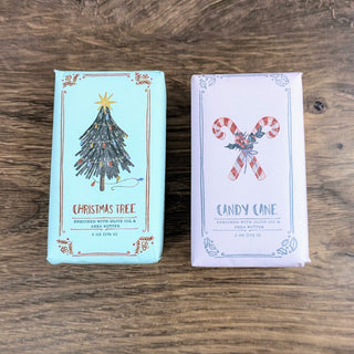 Candy Cane Scented Shea Butter & Christmas Tree Scented - JSQ Mercantile