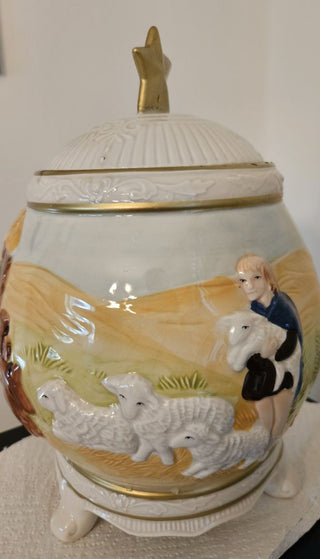 Nativity Scene Cookie Jar