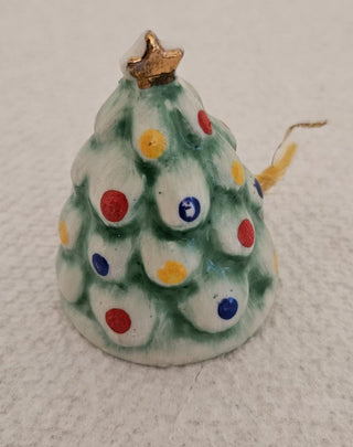 Vintage China Christmas Tree with Ball Ornaments