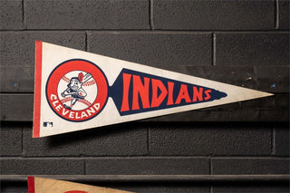 Vintage Sports Pennant - Cleveland Indianas