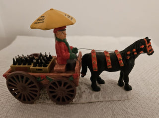 Coca Cola Town Square Collection Horse and Wagon