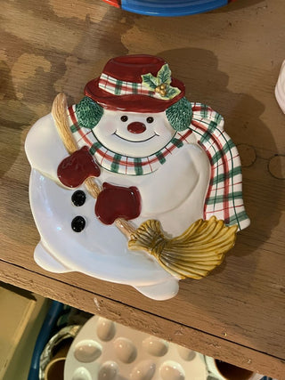 Snowman Plate