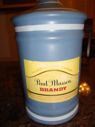 Paul Masson wine bottle 8" empty