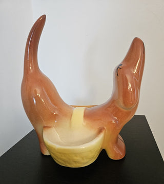 Vintage A.L.Hirsch Little Rover Doxie Dresser Caddy/Planter