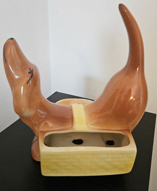 Vintage A.L.Hirsch Little Rover Doxie Dresser Caddy/Planter