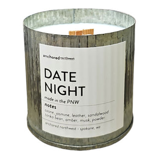 Date Night Rustic Candle | 10oz Soy Candle with Essential Oils