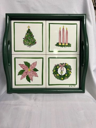 Blush Christmas Tray