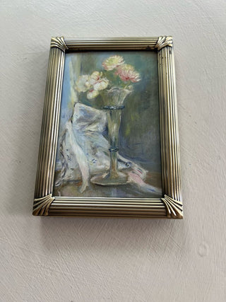Floral Print in Gold Frame