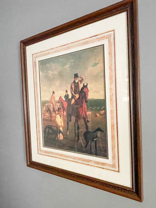 English Hunt Framed Print 26.5x30.5"