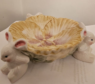 Palm Tree Co. Bunny with Cabbage Bowl