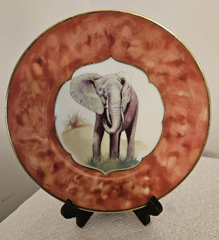 Limoges Elephant Plate