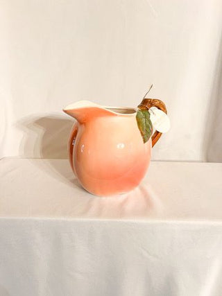Peach Ceramic Pitcher