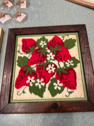 Strawberry Needlepoint